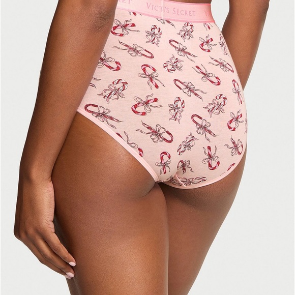 Victoria's Secret Logo Cotton Modern Brief Panty - Picture 2 of 3